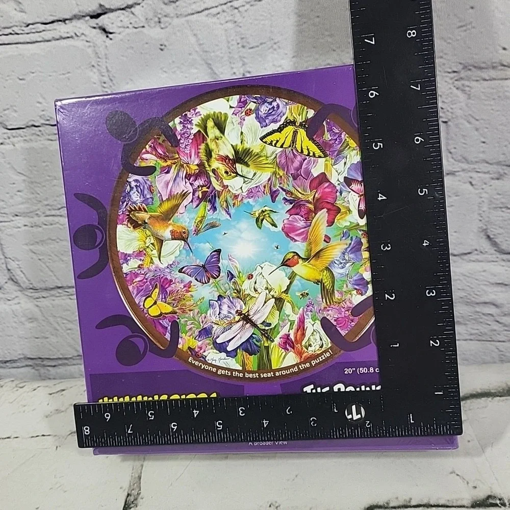 Hummingbirds Round Table Puzzle -‎ 500 Pieces Jigsaw Puzzles New Sealed